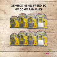 FREED 30 40 50 60 LONG/ NEKEL PADDLOCK FREED NEKEL PADDLOCK/ FREED PADDLOCK FREED PADDLOCK