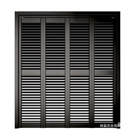 Pintu bidai Venetian, pintu almari pakaian, pintu berkembar, pintu kayu padu, ruang tamu, bilik bela