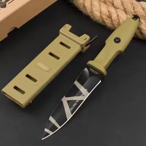 NEW Extrema EDC Ratio Knife Fixed Blade Knife D2 Blade with Kydex Sheath OutdoorCamping Hunting Hiki