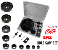 6PCS 11PCS 16PCs Hole Saw SET WOOD Drill Bit Cutter Core Shaft bits HOLESAW CWH TOOLS SDN BHD GROUP 