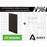 GP PowerBank 10000 mAh + FREE AUKEY D10 Micro USB