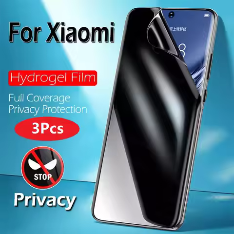 3Pcs Privacy Hydrogel Film For Xiaomi Redmi K80 Pro Ultra 5G Note 8T 8 9 4G 9T 9S 8 7 Screen Protect