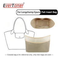 EverToner Felt Insert Bag For Longchamp Epure Tote Multi-Pocket Organizer Fits XS & L Sizes