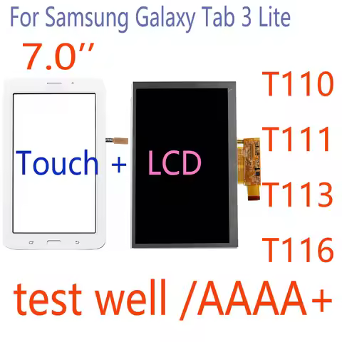 7’’ LCD For Samsung Galaxy Tab 3 Lite SM-T110 T111 T113 T116 T113NU LCD Display Touch Screen Digitiz