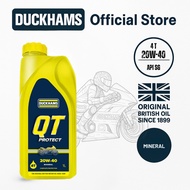 DUCKHAMS QT PROTECT 4T 20W-40 SG/MA2 (1 LITER) - MINERAL 20W40 ENGINE OIL
