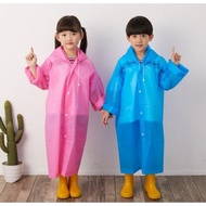 Eva Children's RAINCOAT Thick Children's Rain Coat Poncho Korean Kid RAINCOAT Plain Trendy Poncho gk