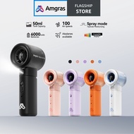 Amgras MetaIce Fan Pro2 High-Speed Handheld Spray Fan Portable Kipas LED Display 6000mAh