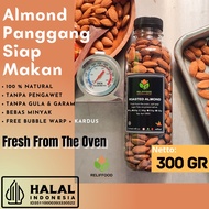 ROASTED ALMOND 300 grams - PEELED ROASTED ALMOND (BOTTLE)