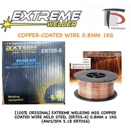 [100% ORIGINAL] EXTREME WELDING MIG COPPER COATED WIRE MILD STEEL (ER70S-6) 0.8MM x 1KG (AWS/SFA 5.1