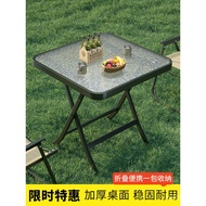 Foldable Home Living Room Table Outdoor Simple Square Table Outdoor Round Table Folding Table Portab
