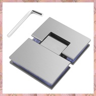 (NVIS) Heavy Duty 180 Degree Glass Door Cabinet Showcase Cabinet Clip Glass Shower Door Hinge Replac