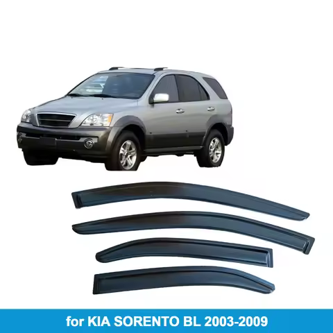 Window Visor for KIA SORENTO BL 2003-2009 Rain Guard Side Vent Deflector Weathershield Outside-Mount