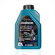 DASHOIL 4T H500 15W50 1L SEMI SYNTHETIC SN MOTORCYCLE ENGINE OIL MINYAK HITAM PELINCIR MOTOR MOTOSIK