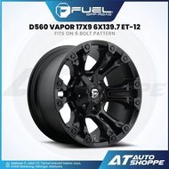Fuel Offroad Vapor - Matte Black 17x9 ET-12 6x139.7 (1 piece)