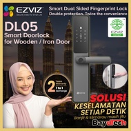 EZVIZ Finger Print Door lock DL05 DL06 Digital Lock PIN Code RFID Key tag App Notification Door Bell