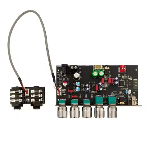 DC 8-36V ZK-DAM-H2 Upgraded Reverb Board Isolation Low Noise Front Stage Effect Device External Mic 