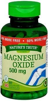 Nature's Truth Magnesium Oxide 500mg (Pack of 6)
