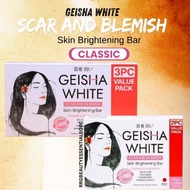 Geisha White Classic Scar and Blemish Skin Brightening Bar