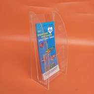 Acrylic Brochure Holder 1/3 A4 Acrylic Tent Holder - Acrylic Flyer - Acrylic Brochure Holder