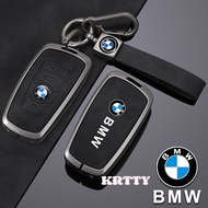 3 4 Buttons Zinc Alloy Leather Car Key Case Fob Cover For BMW 3 5 7 Series X3 X5 F10 F20 F30 F40 E90