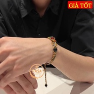 KM price Five-colored bracelet mixed with 5 five-element stones for peace and luck, high-end feng sh