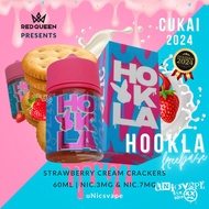 [Ready] [Cukai 2021 !!! ] HOOKLA Strawberry Cream Crackers 100ML by Red Queen