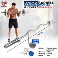 Olympia EZ Curl Bar 5cm barbell/barbel/dumbbell/dumbell/dumbbeldambel/stick