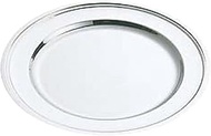 Yamashita Kogei 04-0773-0401 SW 18-8 Hirabuchi Round Plate, 6 1/2 Inch