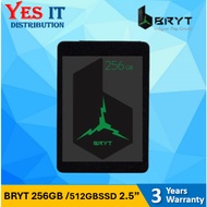 BRYT 256GB / 512GB SSD SATA III- 2.5 Inch Internal SSD with Read Speed up to 550 MB/s & Write Speed 