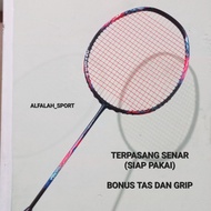 31 LBS CARBON BADMINTON RACKET - READY TO USE | BONUS BAG AND GRIP