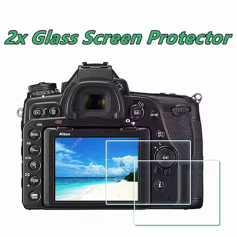 2x Glass LCD Screen Protector for Nikon Z50II ZR ZFC Z30 Z50 Z5 Z7 Z6 II III Z9 Z8 P950 P1000 D850 D