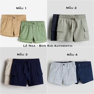Set of 2 boys' shorts HM US/JP sizes from 4-6m to 3-4y