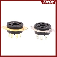 TMOY Chassis Mount 8pin Bakelite Tube Soet Base For 6550B 6CA7 EL34 6L6 KT88 Vintage AMP DIY