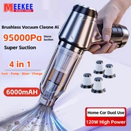 Vacuum Cleaner Powerful Brushless Car vacuum cleaner 95000PA Strong Suction Handheld Wireless Vehicl