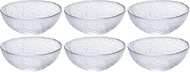 Aderia F-77660 Small Bowl, Clear, Max 4.7 x 2.0 inches (11.9 x 5 cm), Tsugaru Vidro, First Snow, Sma