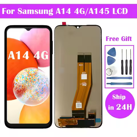 6.6" For Samsung For Galaxy A14 LTE LCD Display Touch Screen Digitizer For Samsung A14 4G A145F A145