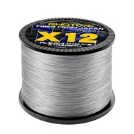 GHOTDA 300M 12-Strand Braided PE Fishing Line, Floating, For Carp & Trout