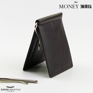 Ví kẹp tiền da bò thật nhiều ngăn đựng thẻ dành cho nam Louis Montini Money Clip TTM089