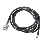MECCANIXITY 1Pcs 6.5FT RG58 Coaxial Cables SMA Male to TNC Male Low Loss RF Coaxial Cable Black for 