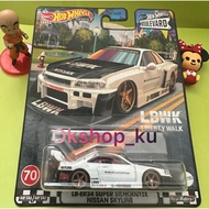 MERAH Hotwheels LB-ER34 Super Silhouette White-Red