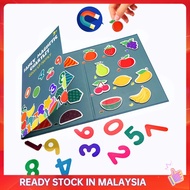 123 ABC Magnetic Book Kids Early Learning Magnet Book Busy Book Buku Magnetik ABC Pembelajaran Awal