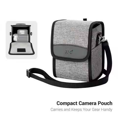 JJC Compact Camera Case Pouch Bag for Canon M50 M10 G1X Sony RX1RM3 A6600 A6500 A6400 Nikon Z30 Z50 