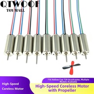 QTWOOF DC Motor, 412 612 614 716 720 8520 1015 1020 Metal High-Speed Coreless Motor,  Multistyles 71