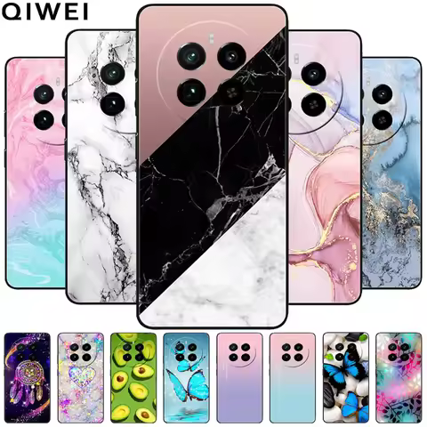 For Realme 12 Pro 5G Case Marble Silicone Soft TPU Back Cover for Realme 12 Pro+ Plus 5G Phone Cases