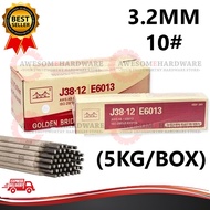 (5KG BOX) 10# 3.2MM GOLDEN BRIDGE E6013 WELDING ROD 350MM WELDING ELECTRODES ROD
