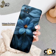 HP Samsung Galaxy A22 5G Softcase Pro Camera Case Flower Softcase Samsung A22 5G Phone Case Samsung 