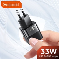 Toocki 33W GaN 2-Port Fast Charger PD3.0 portable USB Type C Mini Quick Charger USB C+USB A adapter for iPhone14 13 MacBook Xiaomi Samng Galaxy S22 and More