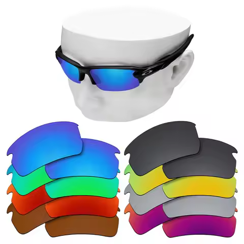 OOWLIT Polarized Replacement Lenses for Oakley Flak XS OJ9005 59mm Sunglasses