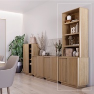 SB Design Square SB FURNITURE ตู้สูง ขนาด 80 ซม รุ่น VALLEY สีไม้อ่อน (80x40x199 ซม.)