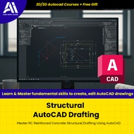 Video Course - Structural AutoCAD Drafting | Learn Autocad 2025 | Autocad Course